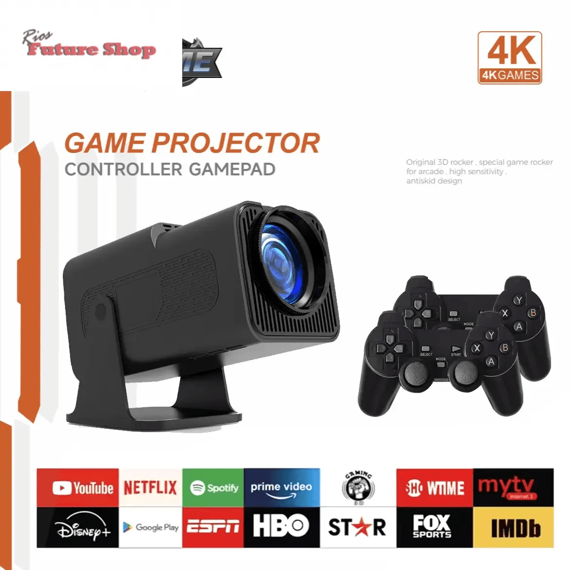 Projector 4K Full Hd Video Lcd 1080P - Rios Future Shop
