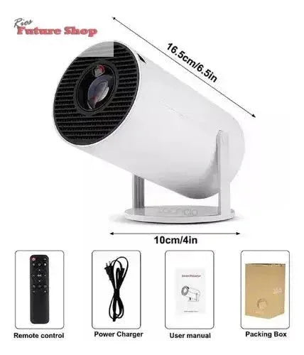 Proyector Android 12 – Cine en casa con inteligencia y estilo - Rios Future Shop