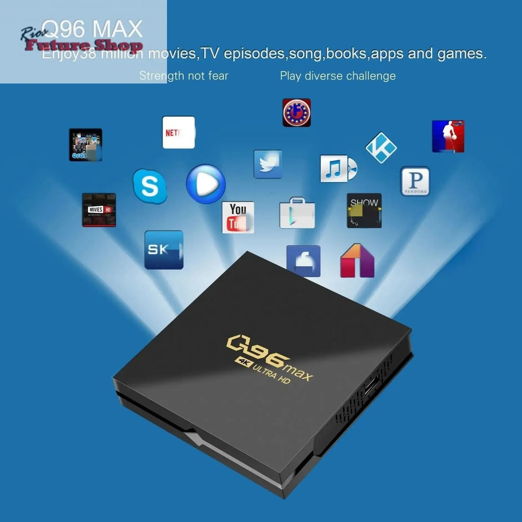 Q96 MAX BOX 4K Set Android - Rios Future Shop