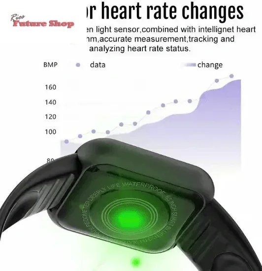 Relógio inteligente multifuncional para homens e mulheres - Rios Future Shop