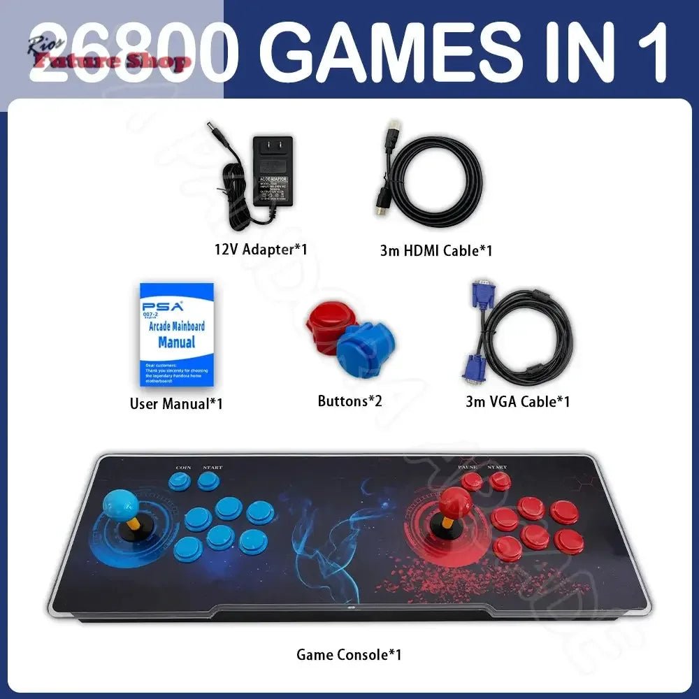 Retro +26800 Arcade Game Machine Dual Joystick - Rios Future Shop