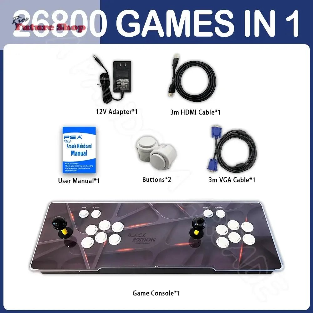 Retro +26800 Arcade Game Machine Dual Joystick - Rios Future Shop