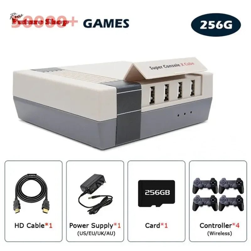 Retro Console Super Console Classic Red And White Machine - Rios Future Shop