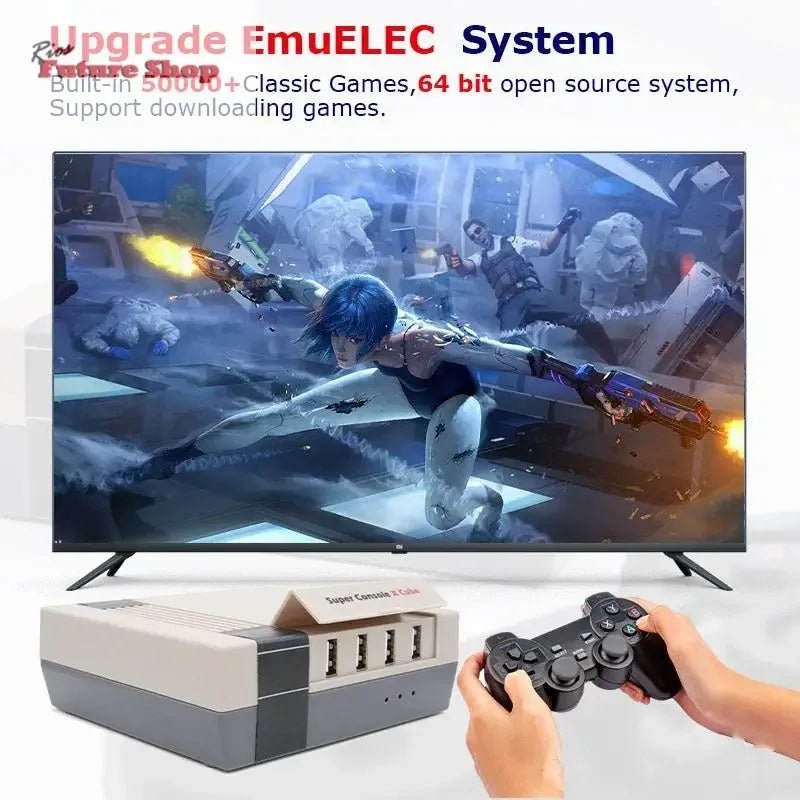 Retro Console Super Console Classic Red And White Machine - Rios Future Shop