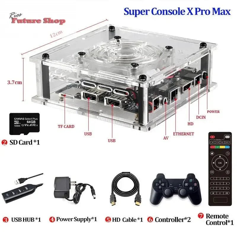 Retro mini video game console with dual systems of PSP/N64 for TV - Rios Future Shop