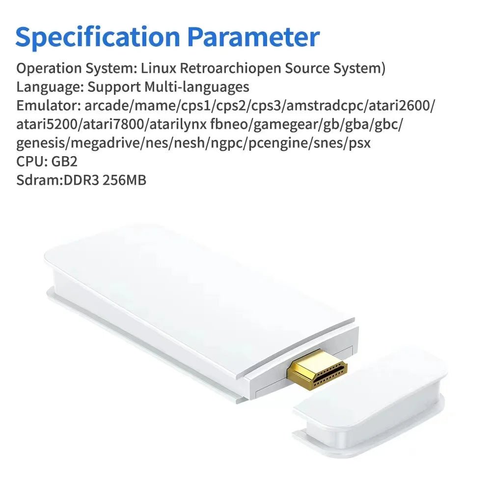 Retro Video Game Console 20000 Games HD - Rios Future ShopConsola Jogos210190015:3331185White