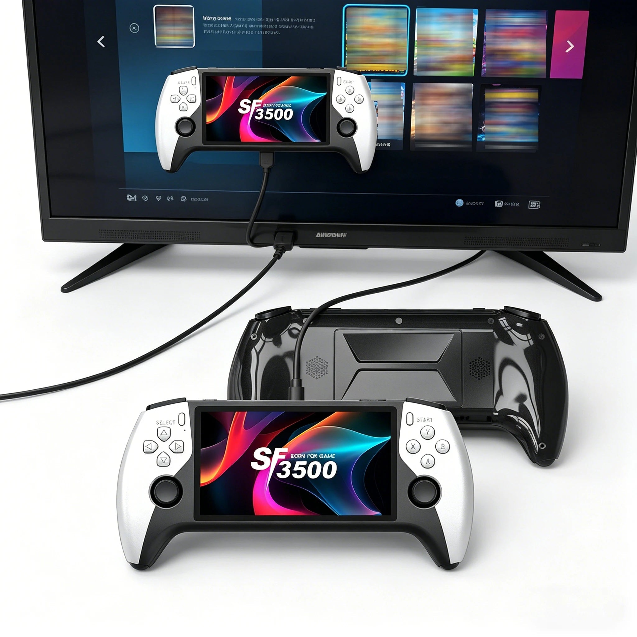 Retro Video Game Console Gaming Player - Rios Future ShopConsola Jogos191288035:2281629265.0";210190015:-1White-Single player;210190051:663056764 GB