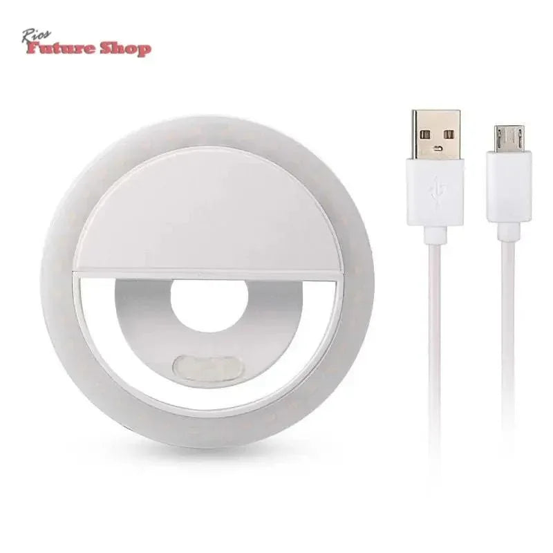 Ring Light Luz para celular, modelo de carregamento USB rk12 - Rios Future Shop