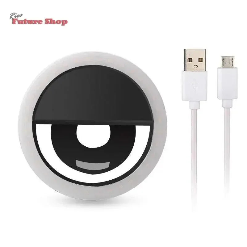 Ring Light Luz para celular, modelo de carregamento USB rk12 - Rios Future Shop