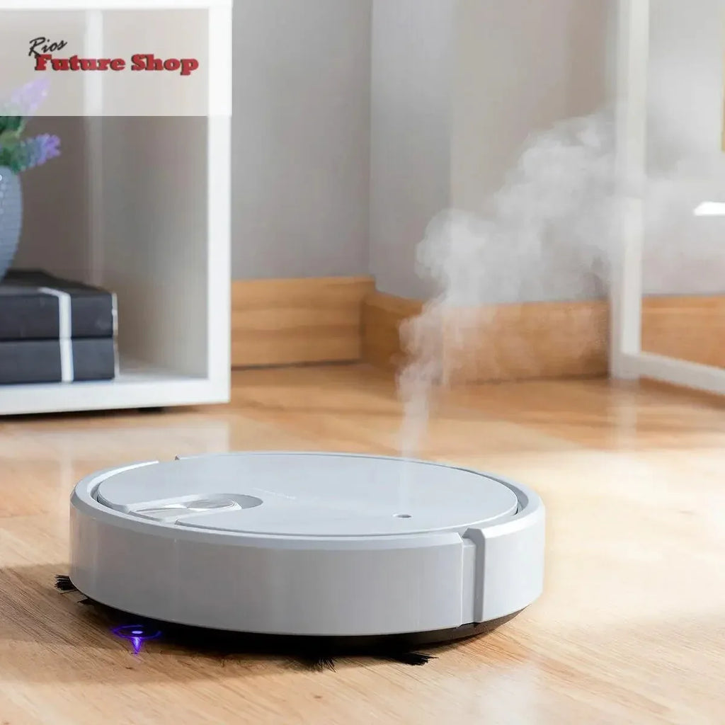 Robot Aspirador Recargable Multifunción 5 en 1 RIOS FUTURE SHOP - Rios Future Shop