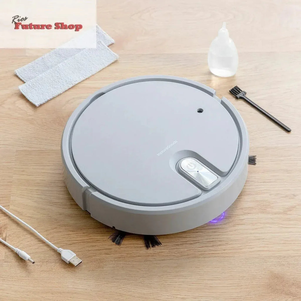 Robot Aspirador Recargable Multifunción 5 en 1 RIOS FUTURE SHOP - Rios Future Shop