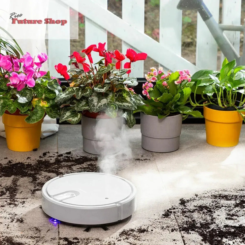 Robot Aspirador Recargable Multifunción 5 en 1 RIOS FUTURE SHOP - Rios Future Shop