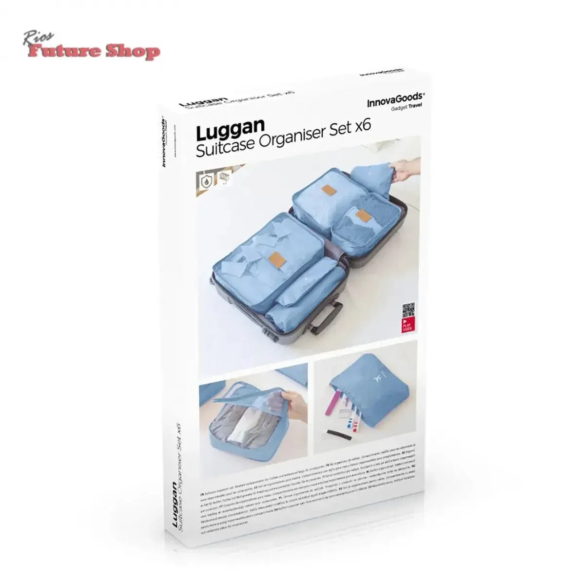 Set de Bolsas Organizadoras para Maletas Luggan InnovaGoods 6 Piezas - Rios Future Shop