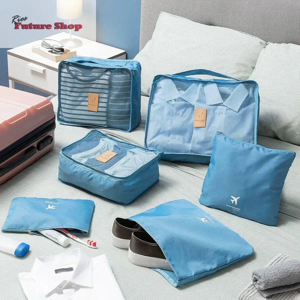 Set de Bolsas Organizadoras para Maletas Luggan InnovaGoods 6 Piezas - Rios Future Shop