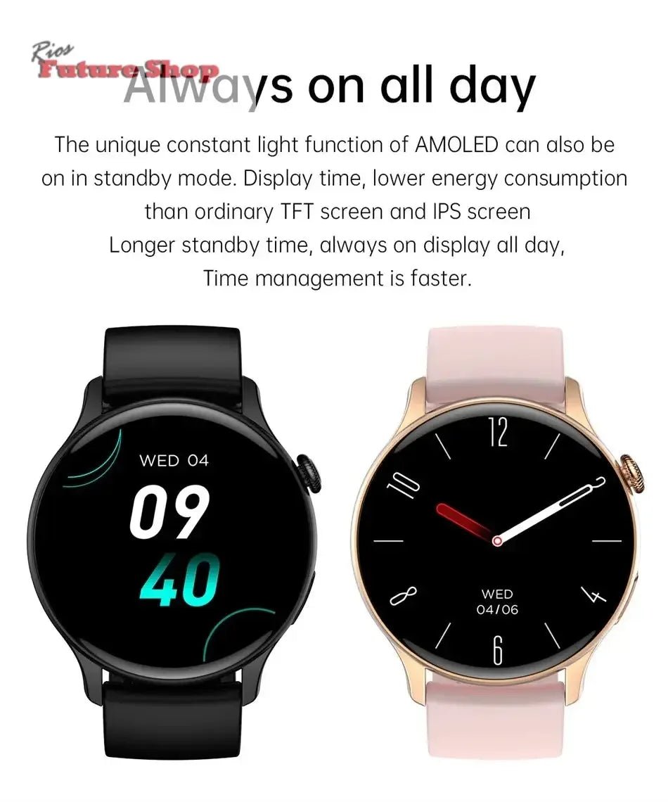 Smart Watch 466*466 HD Health Tracker For Xiaomi - Rios Future Shop