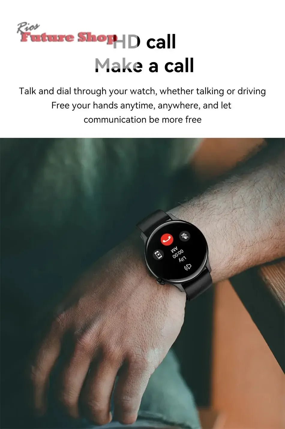 Smart Watch 466*466 HD Health Tracker For Xiaomi - Rios Future Shop