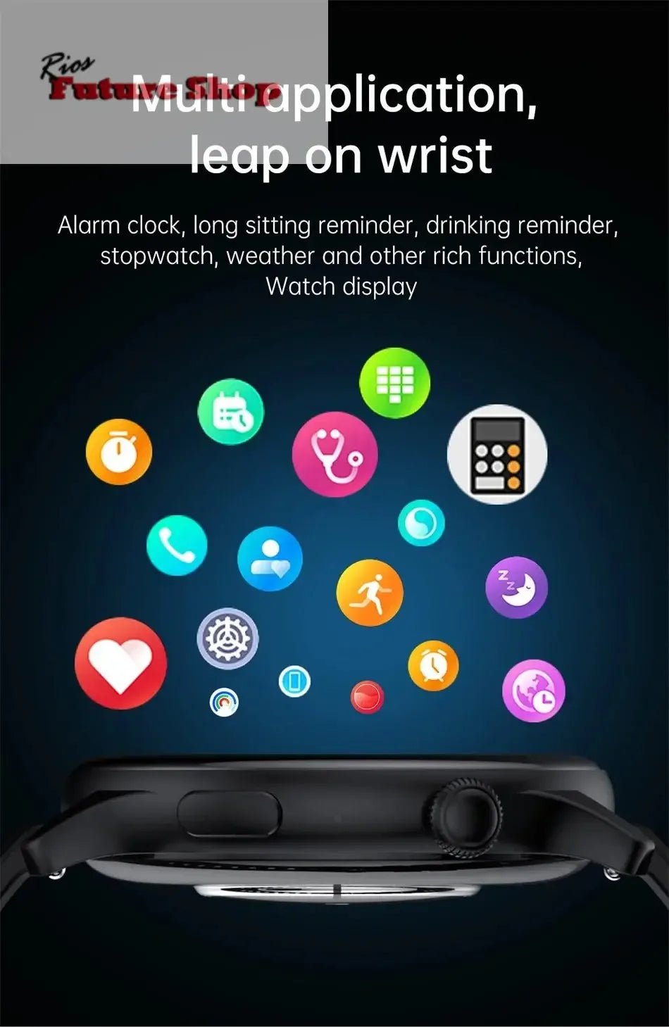 Smart Watch 466*466 HD Health Tracker For Xiaomi - Rios Future Shop