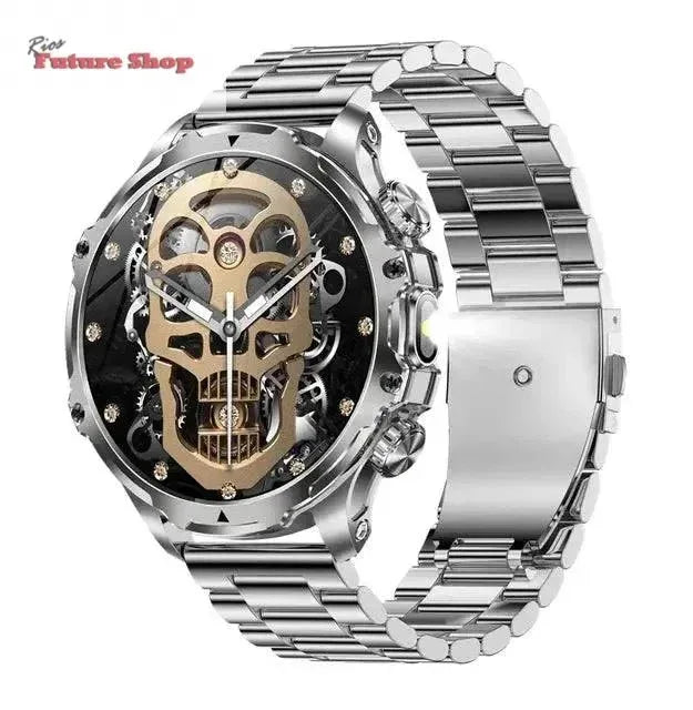 Smart Watch Flashlight Men Outdoors Sports - Rios Future Shop