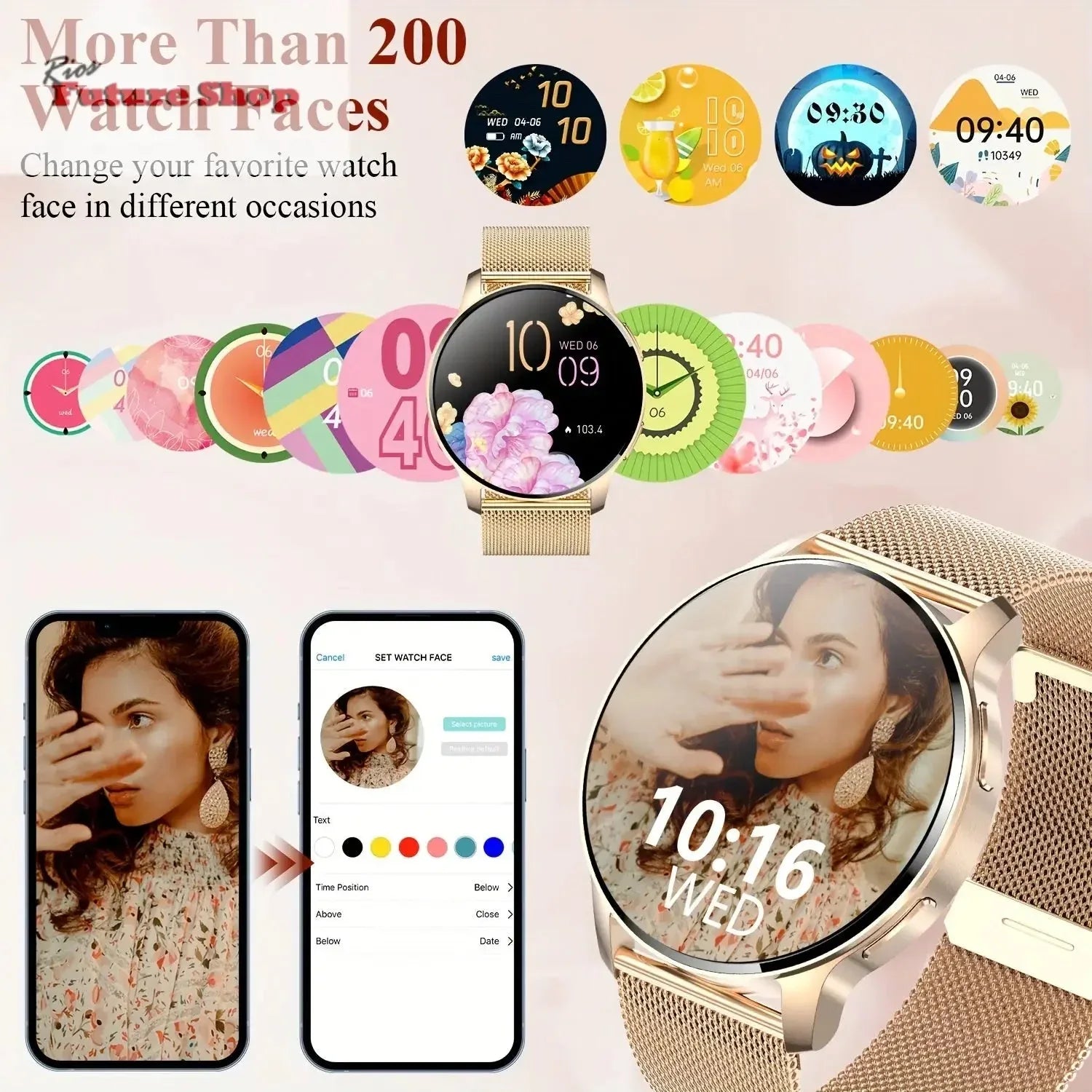 Smart Watch, + Gift for Men and Women - Rios Future Shop