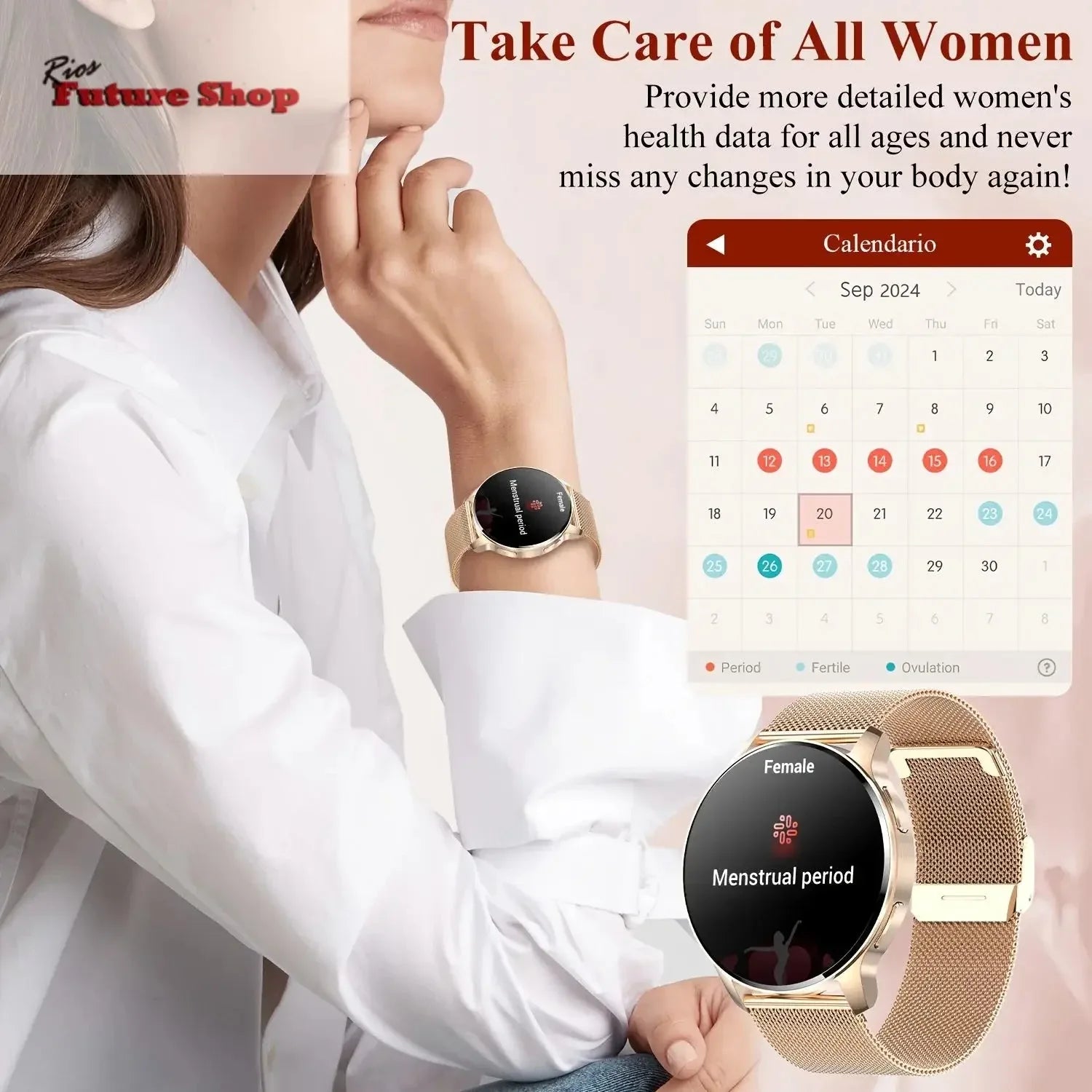 Smart Watch, + Gift for Men and Women - Rios Future Shop