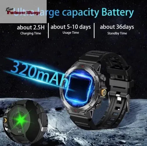 Smart Watch Sports Fitness Waterproof Men 19 - Rios Future Shop