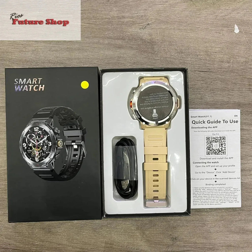 Smart Watch Sports Fitness Waterproof Men 19 - Rios Future Shop