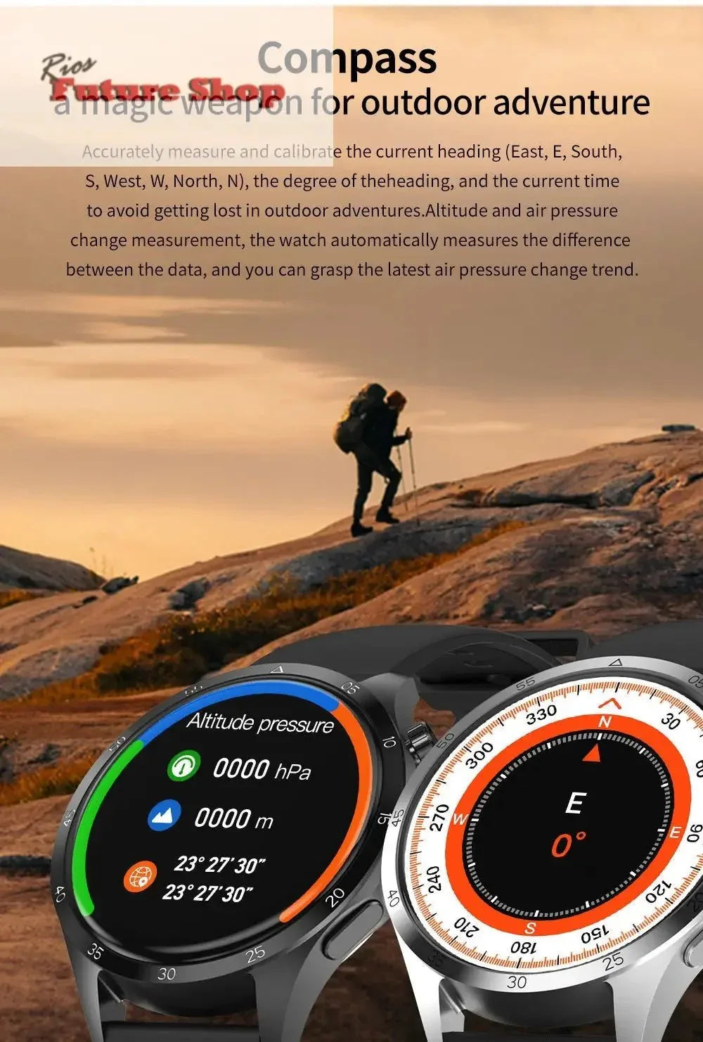 SmartWatch Desportivo Bluetooth Chamada - Rios Future Shop
