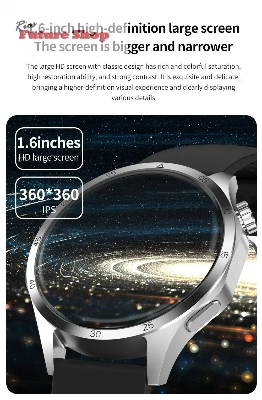 SmartWatch Desportivo Bluetooth Chamada - Rios Future Shop