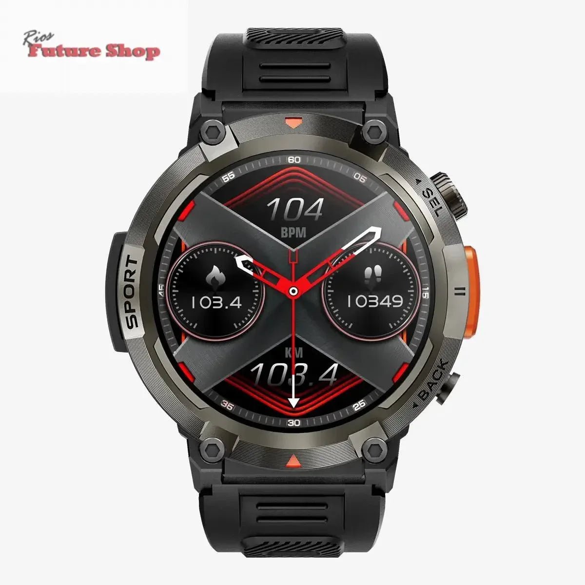 Smartwatch Desportivo com calibragem autónoma - Rios Future Shop