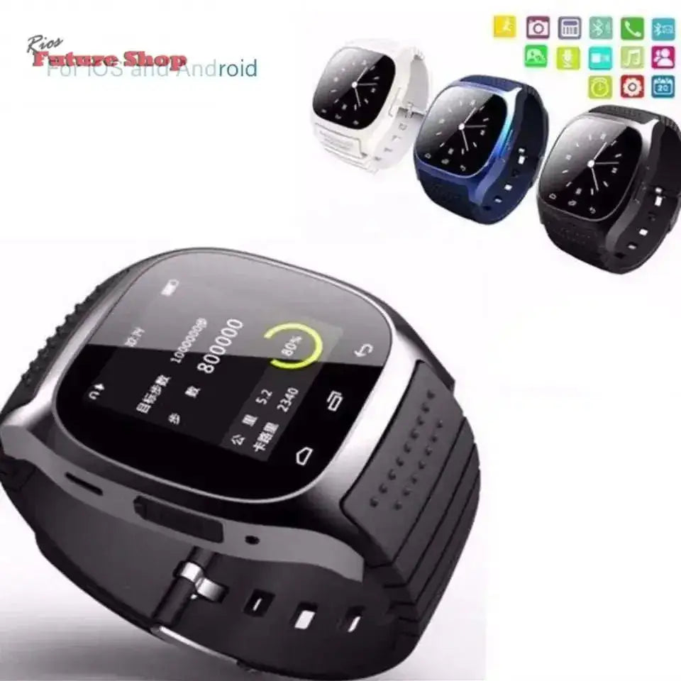 Smartwatch M26: Waterproof and Reliable - Rios Future Shop