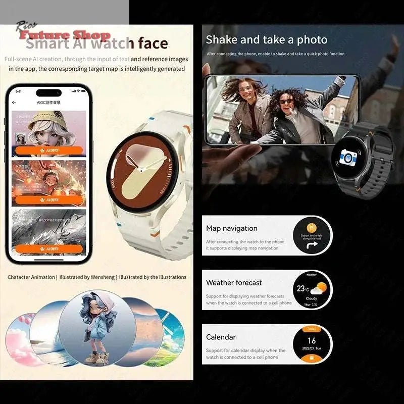 Smartwatch New For Samsung Galaxy Watch 7 2025 DSersUSA