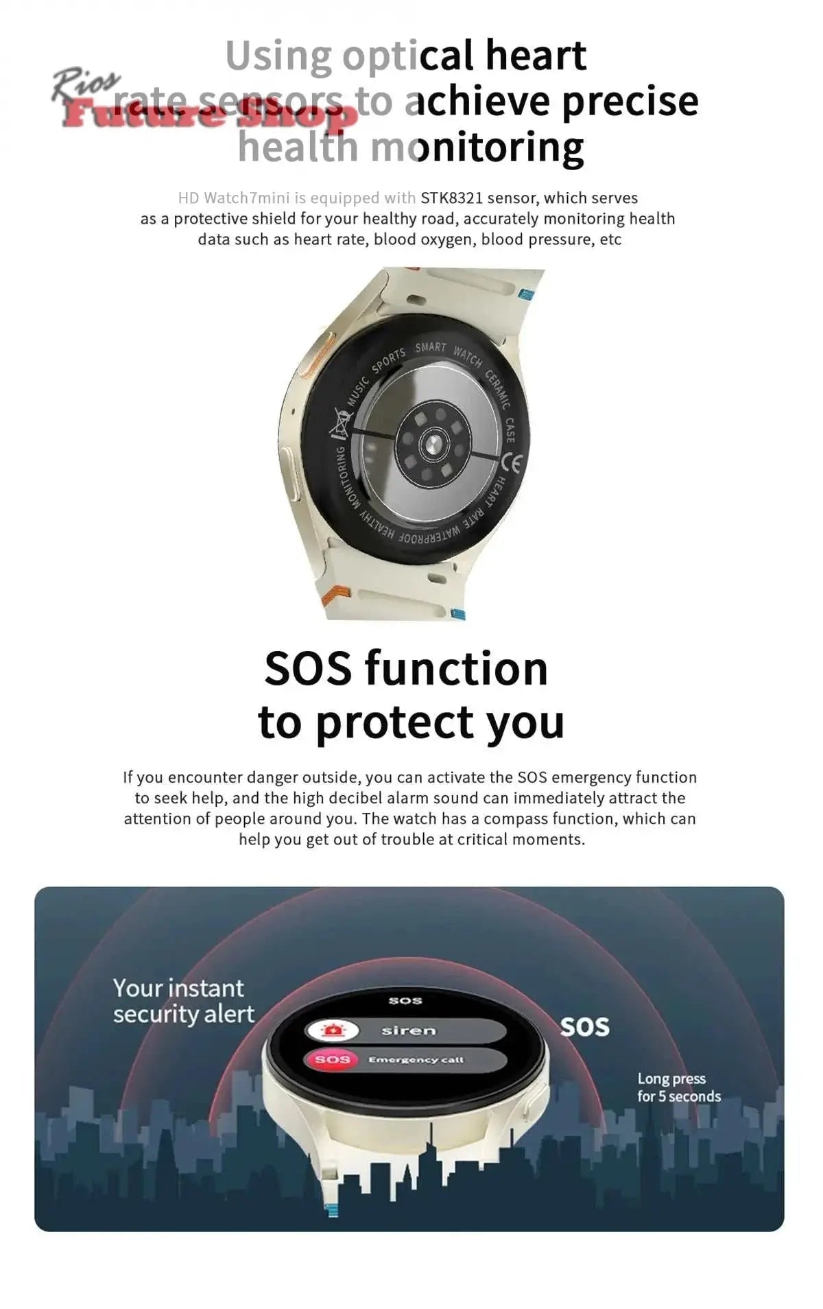 Smartwatch New For Samsung Galaxy Watch 7 2025 DSersUSA