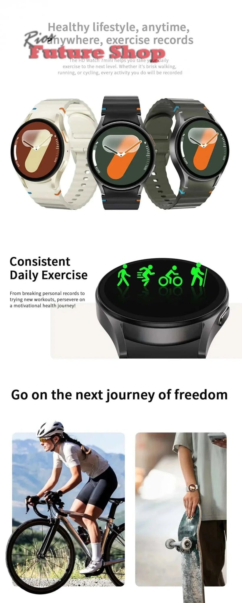 Smartwatch New For Samsung Galaxy Watch 7 2025 DSersUSA