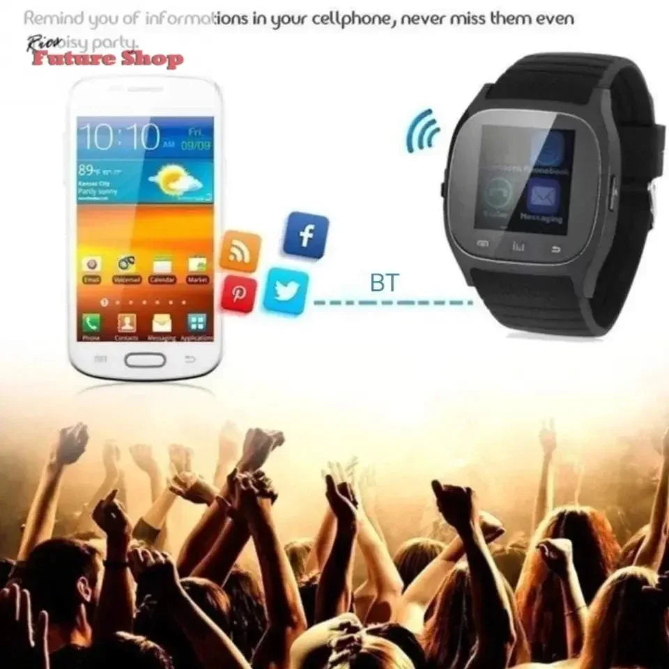 Smartwatch T8 Bluetooth Com Câmera Suporte SIM - Rios Future Shop