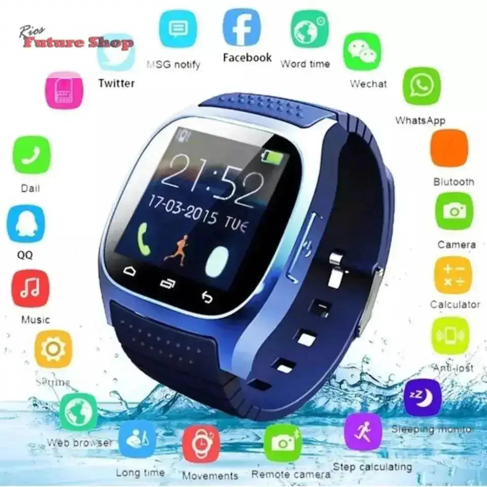 Smartwatch T8 Bluetooth Com Câmera Suporte SIM - Rios Future Shop