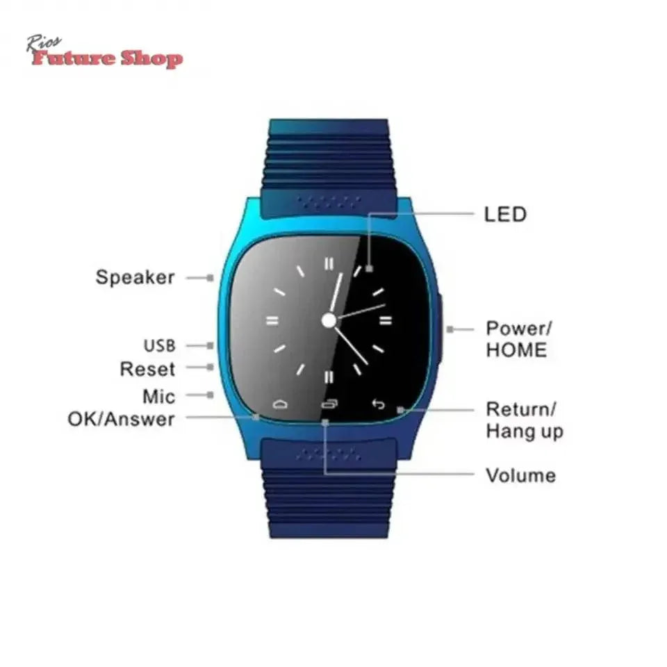 Smartwatch T8 Bluetooth Com Câmera Suporte SIM - Rios Future Shop