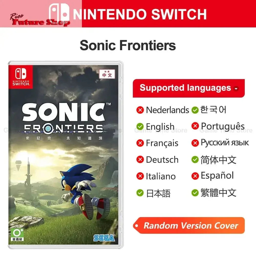 Sonic Frontiers Nintendo Switch Game - Rios Future Shop