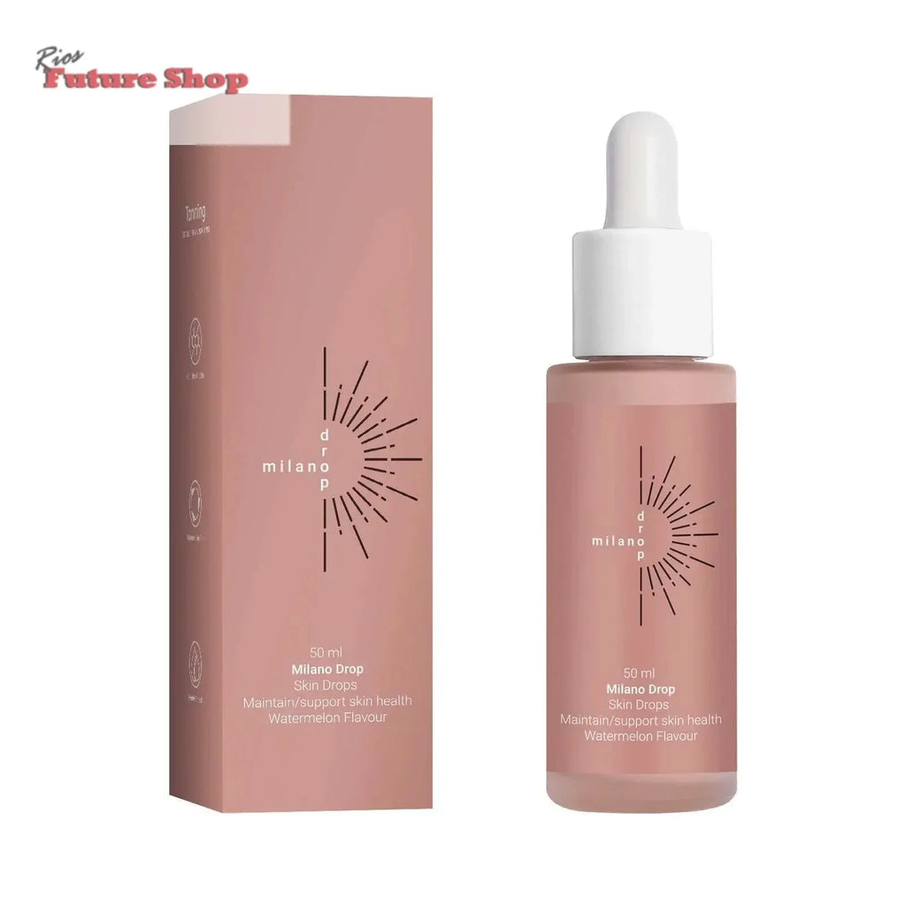 Soro facial bronzeador, rosto, corpo, cama de bronzeamento, ao ar livre, reparação de linhas finas, soro para pele, bronzeador escuro, soro autobronzeador, gotas - Rios Future Shop
