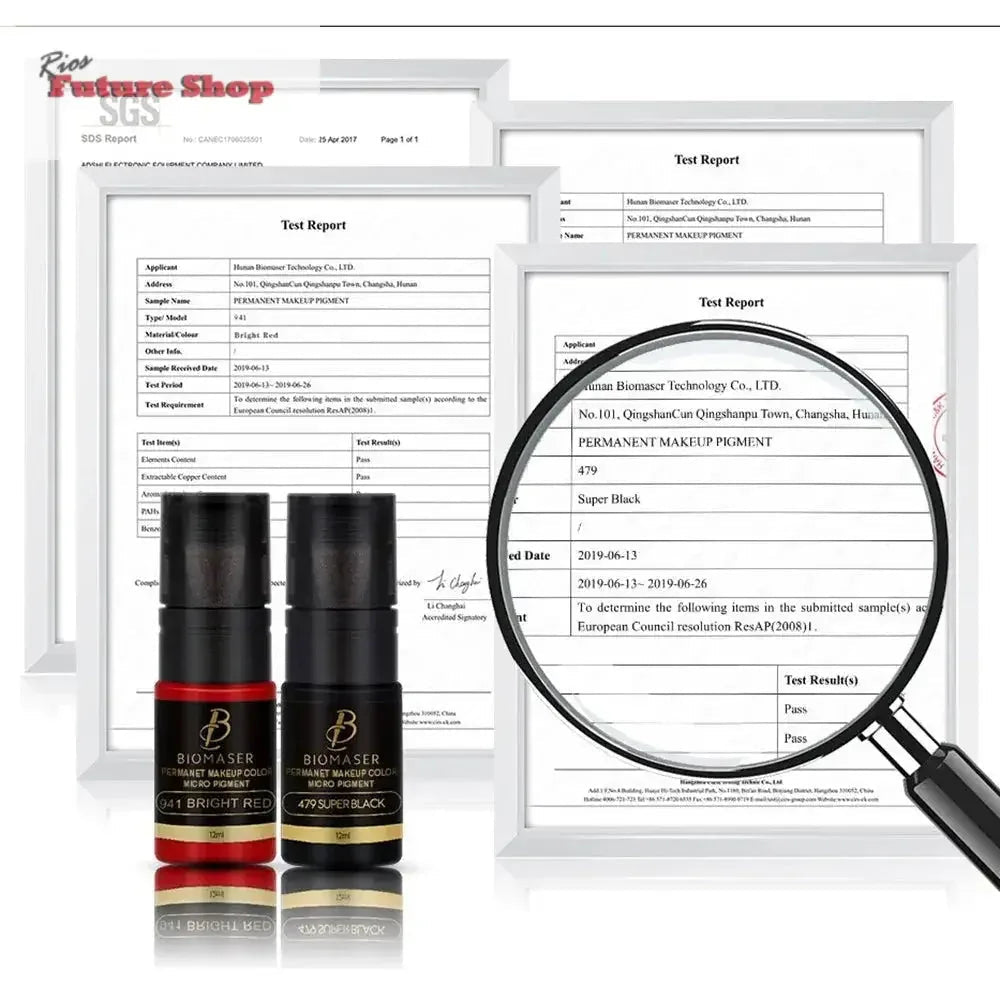 Tattoo Ink Professional Semi Permanent Makeup Paint Microblading Pigment Eyebrow/Eyeliner/Lip Pigmento Tattoo Supplies - Rios Future Shop