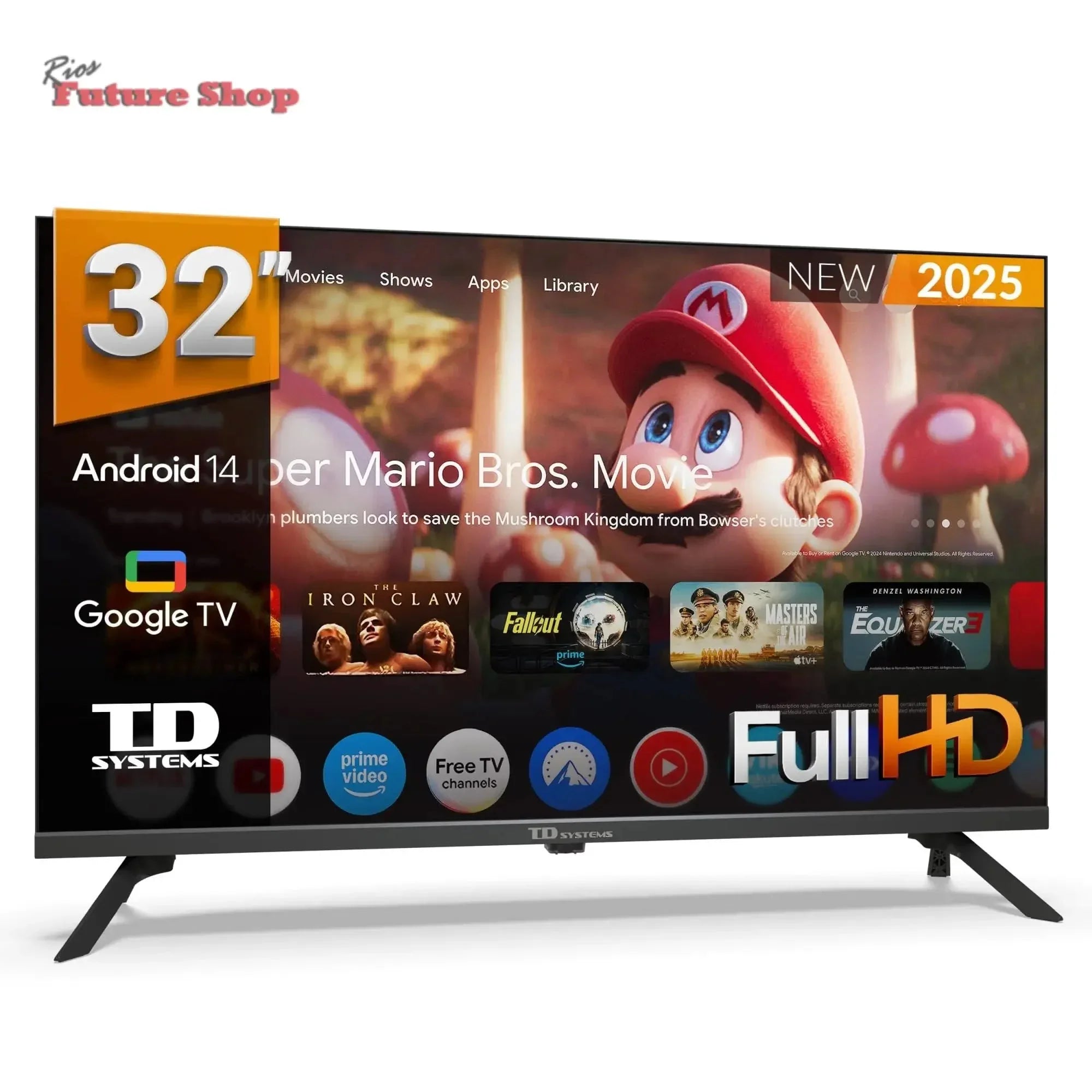 TD Systems 32" Smart HD TV - Android 14, 3-Year Warranty, Stunning Picture Quality - PRIME32C21GZ - Rios Future Shop