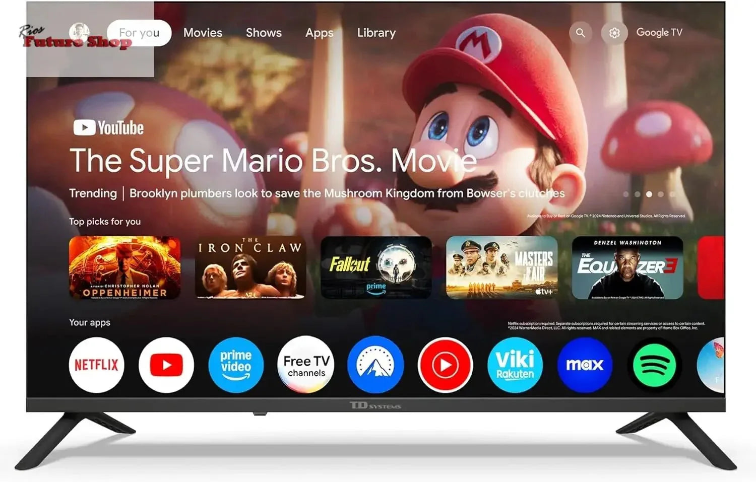 TD Systems 32" Smart HD TV - Android 14, 3-Year Warranty, Stunning Picture Quality - PRIME32C21GZ - Rios Future Shop