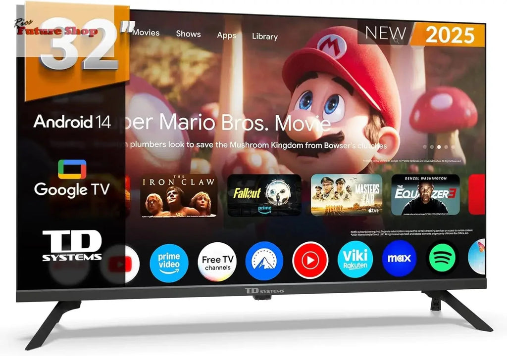 TD Systems 32" Smart HD TV - Android 14, 3-Year Warranty, Stunning Picture Quality - PRIME32C21GZ - Rios Future Shop