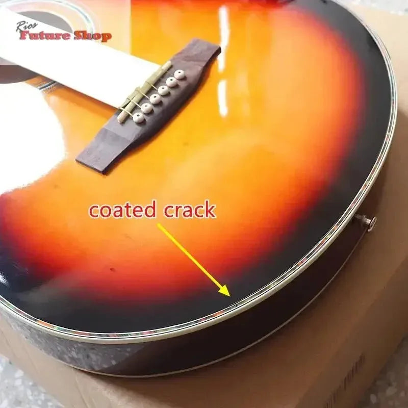 Thin Body Acoustic Electric Guitar - Rios Future Shop