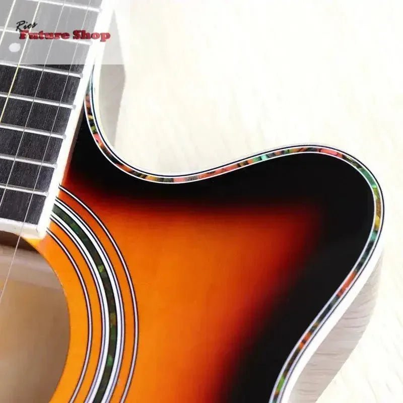 Thin Body Acoustic Electric Guitar - Rios Future Shop