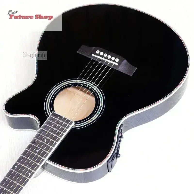 Thin Body Acoustic Electric Guitar - Rios Future Shop
