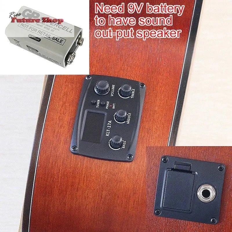 Thin Body Acoustic Electric Guitar - Rios Future Shop
