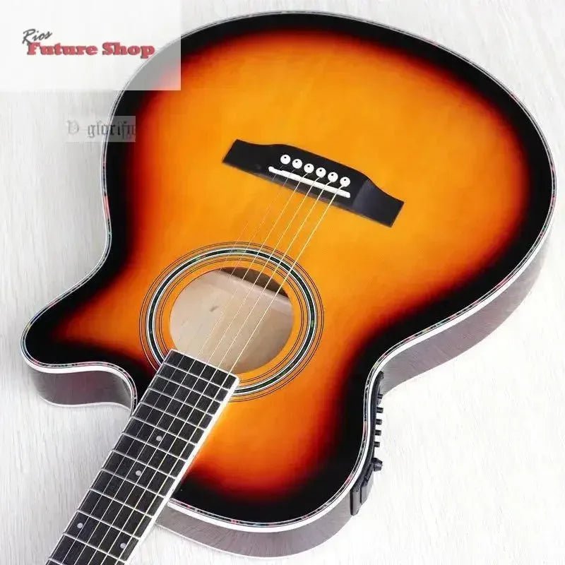 Thin Body Acoustic Electric Guitar - Rios Future Shop