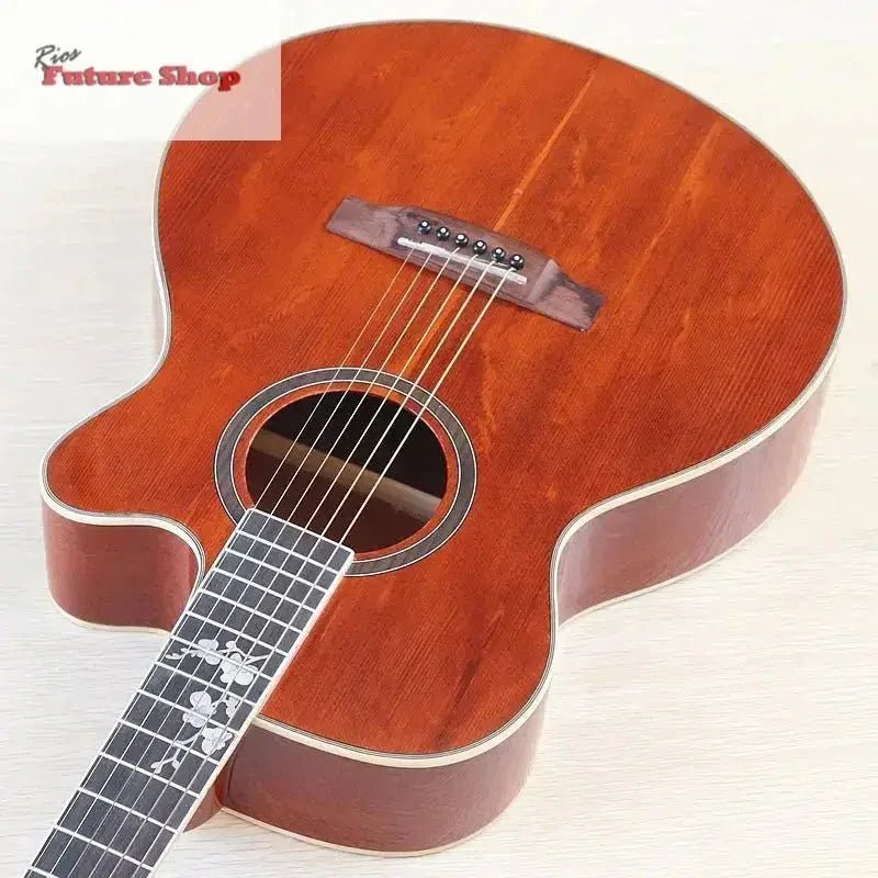Thin Body Acoustic Electric Guitar - Rios Future Shop
