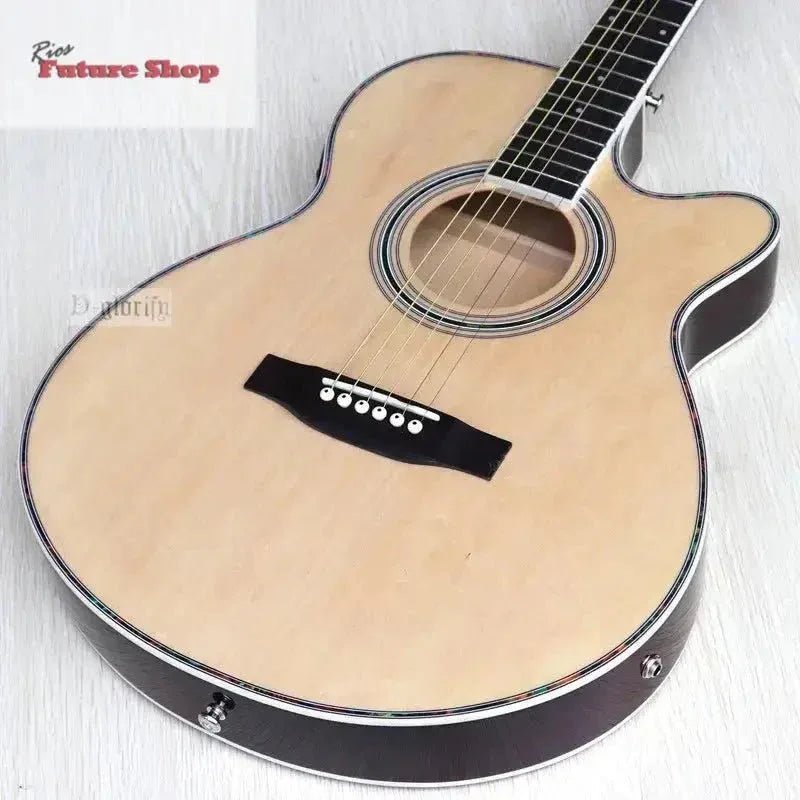 Thin Body Acoustic Electric Guitar - Rios Future Shop