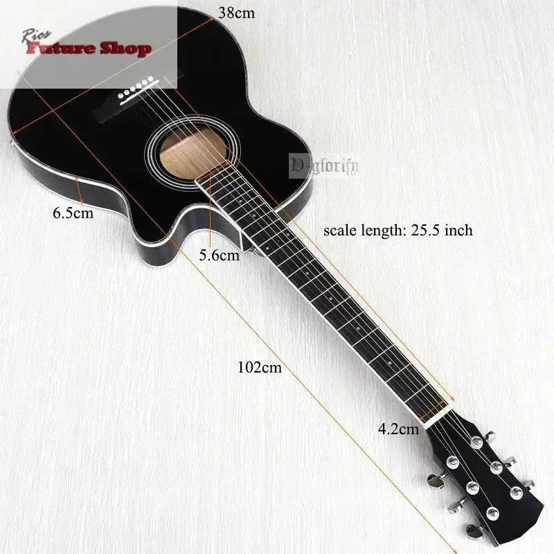Thin Body Acoustic Electric Guitar - Rios Future Shop